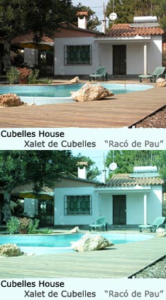 CubellesHouse. Xalet de Cubelles. Recó de Pau